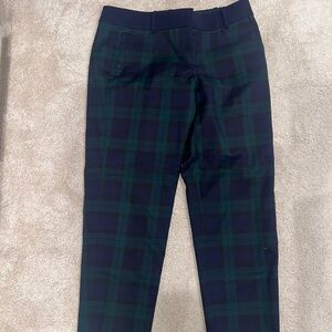 Ann Taylor Marisa Tartan Plaid Ankle Pants